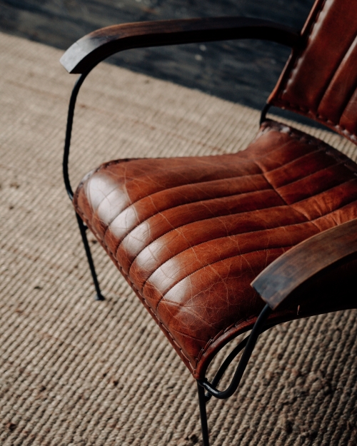 Skórzane krzesło Deluxe